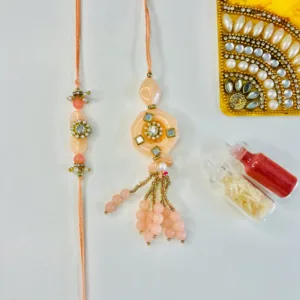 Stylish Handmade Bhaiya Bhabhi Rakhi