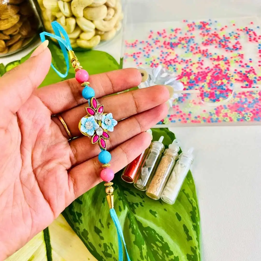 Vibrant Floral Rakhi