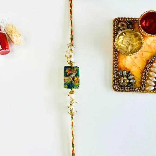 Radhe Krishna Pearl Rakhi