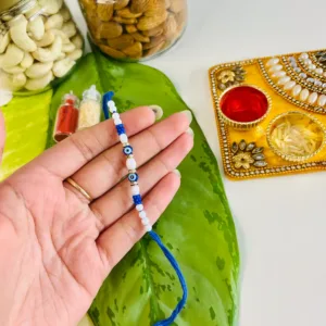 Evil Eye Rakhi With Beads