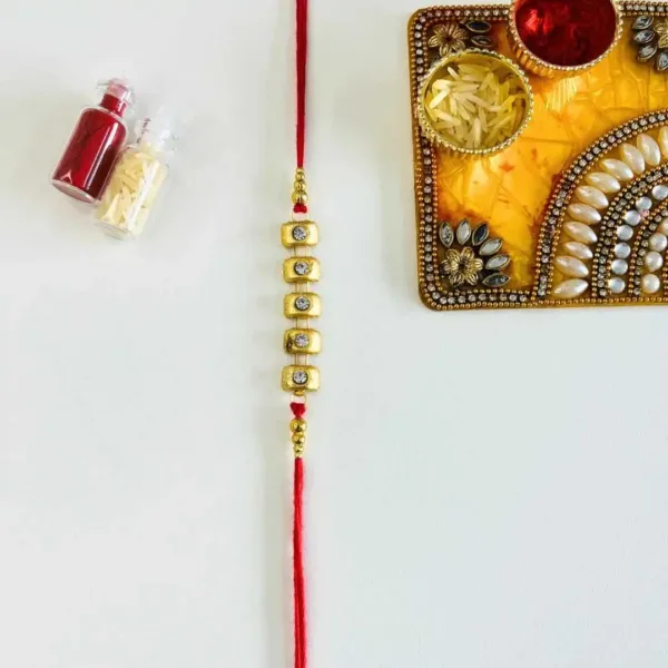 Golden Chain Rakhi