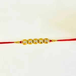 Golden Chain Rakhi