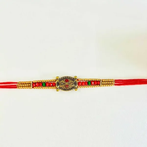 Golden Metal Rakhi