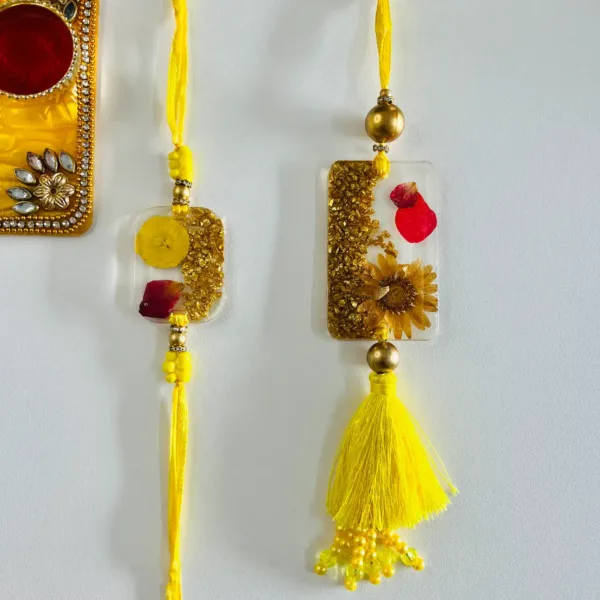 Resin Rakhi Set of 2