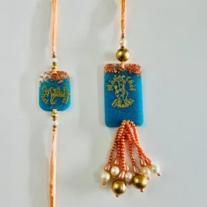 Designer Resin Pair Rakhi